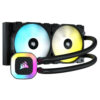 CORSAIR H100 RGB 240MM LIQUID CPU COOLER (3 YEARS WARRANTY )