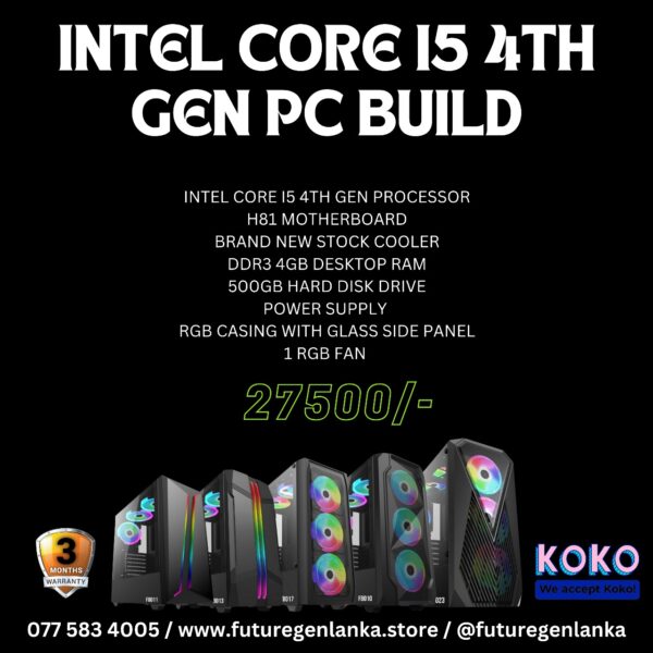 January Pc Builds- Customizable Intel Pc Builds with 3 Months Warranty - Image 12