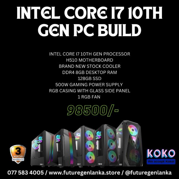 January Pc Builds- Customizable Intel Pc Builds with 3 Months Warranty - Image 10